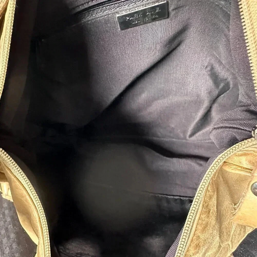 Park Ave. New York Embossed Floral & Snakeskin Hobo Bag